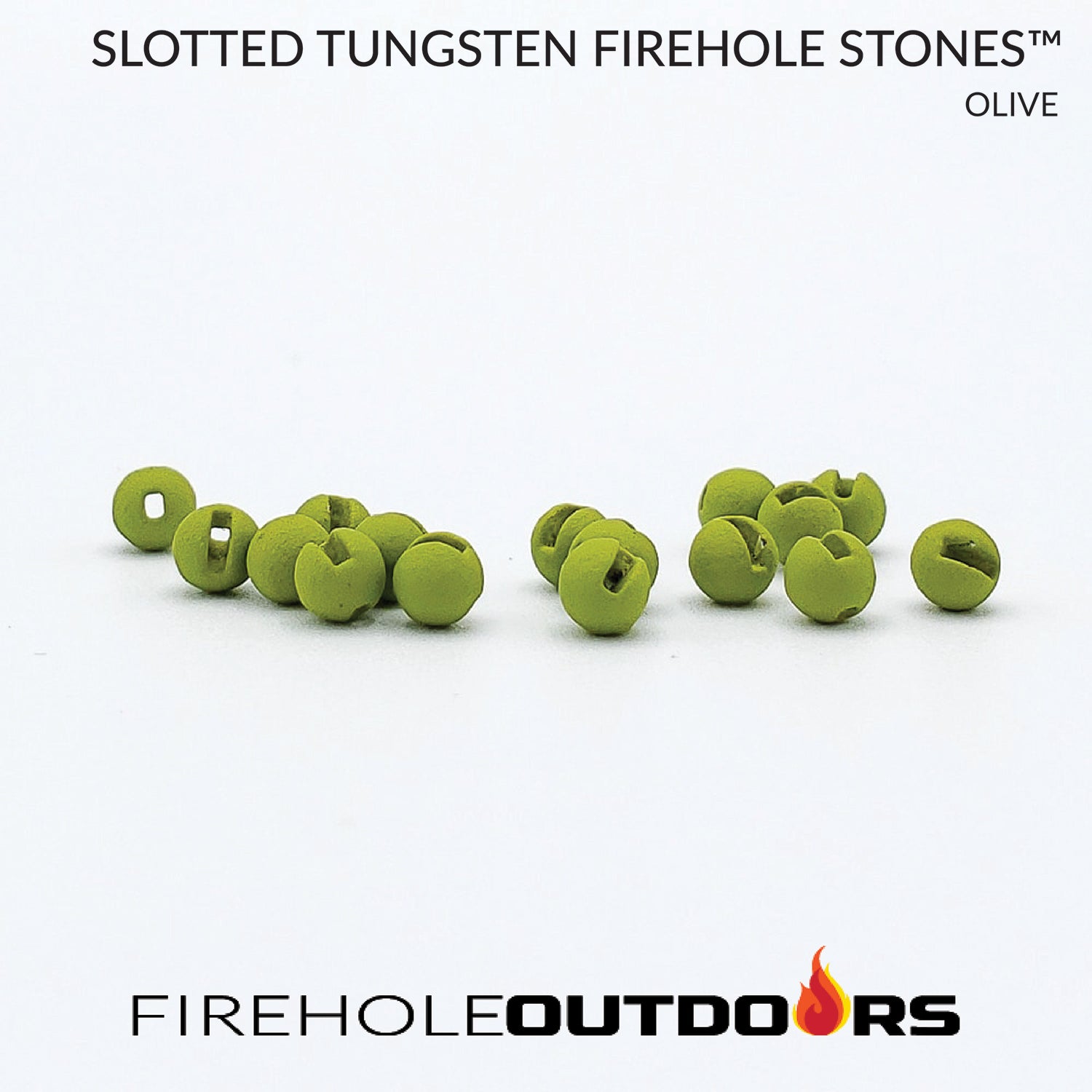 Firehole Stones™ - Slotted Tungsten Fly Tying Beads for Jig Hooks