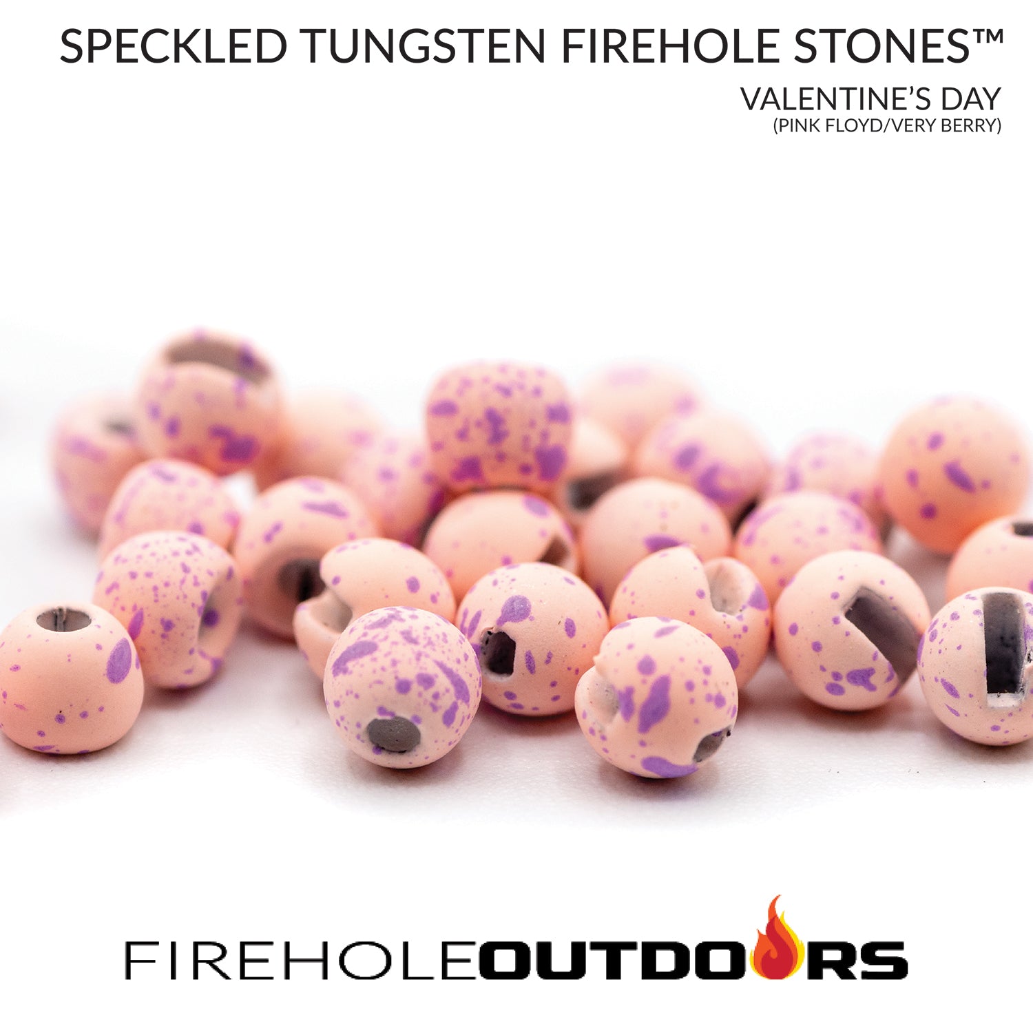 Firehole Stones™ - Slotted Speckled Tungsten Fly Tying Beads
