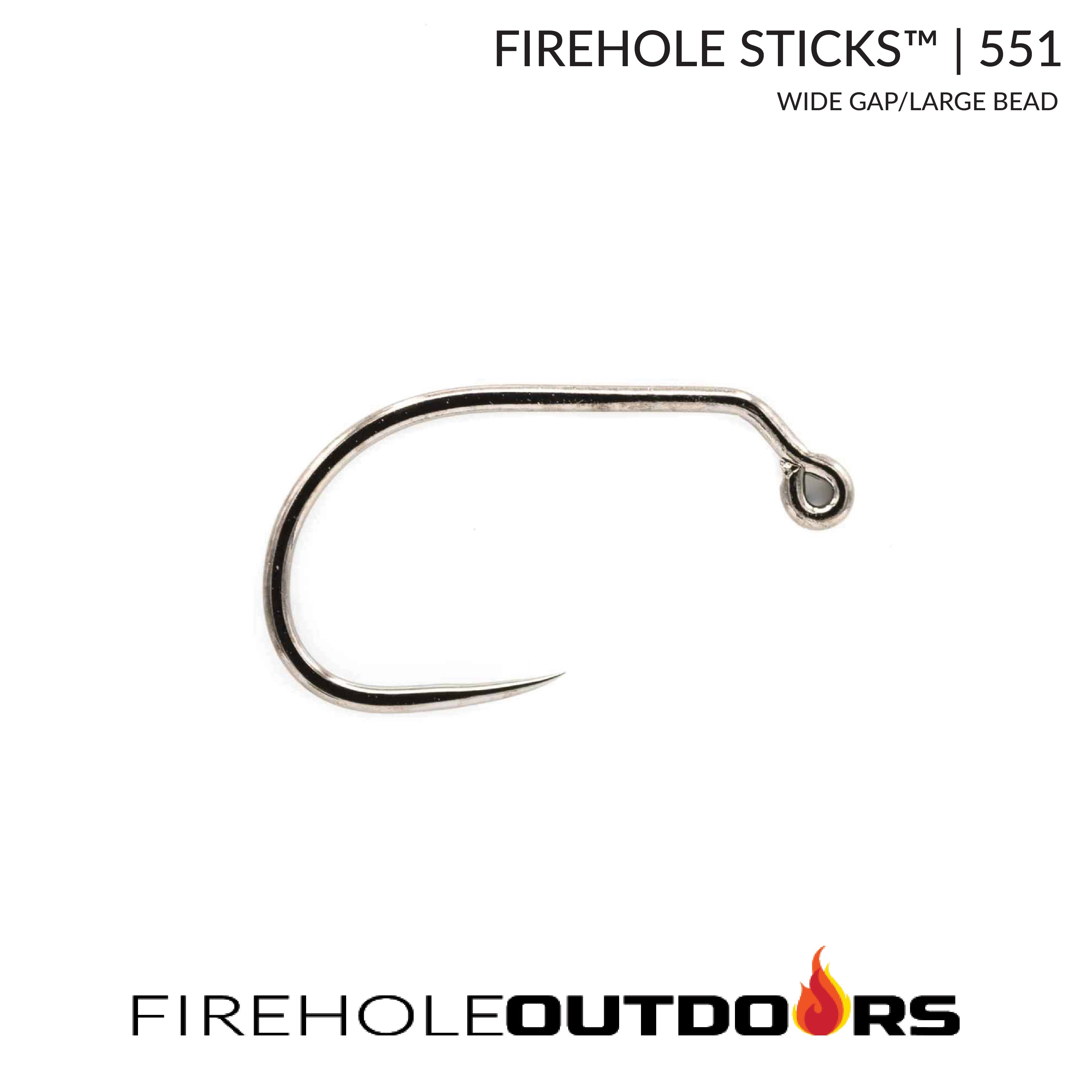 Firehole Sticks™ 551 - Barbless Heavy Long-Shank Jig Hook