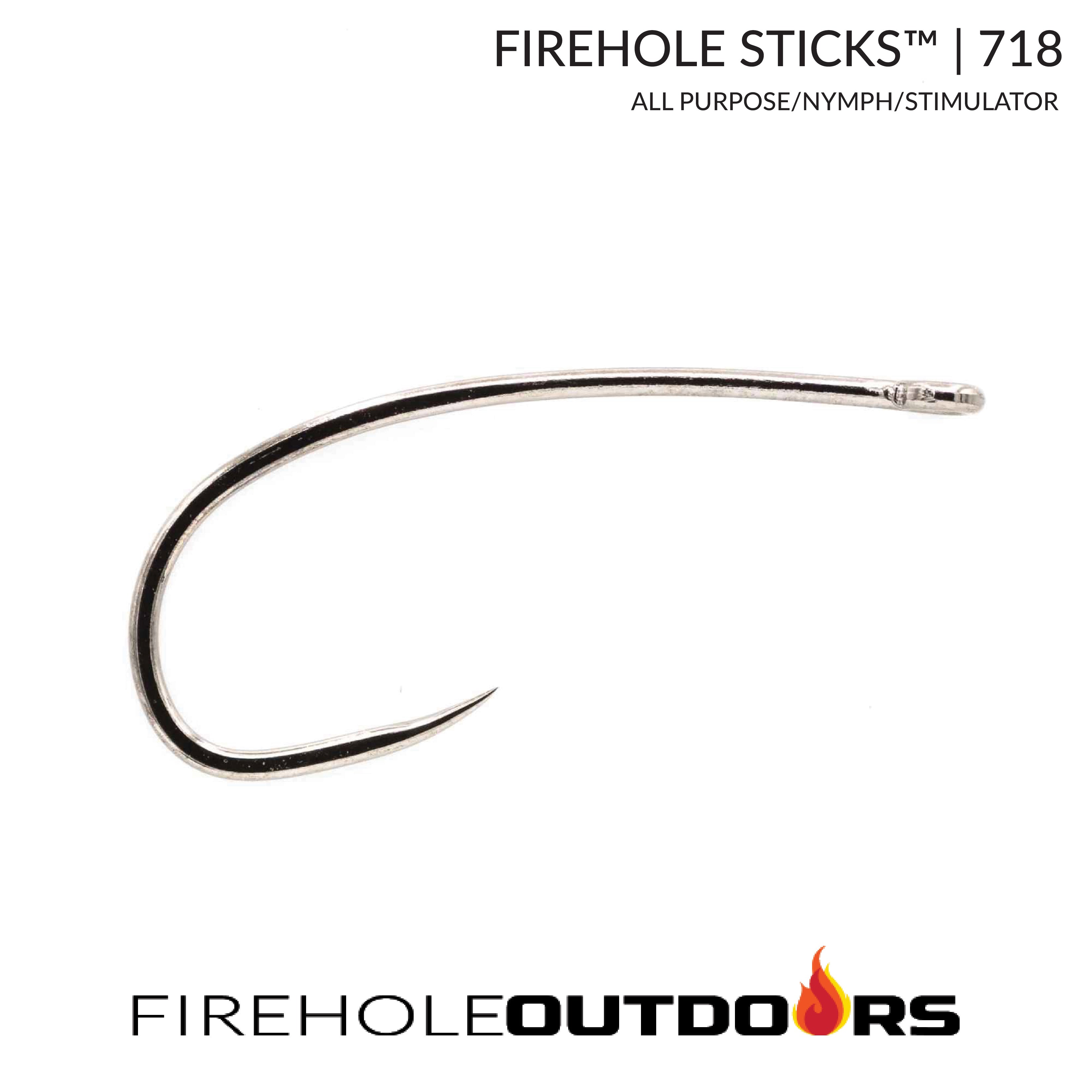 Firehole Sticks™ 718 - All-Purpose Barbless Fly Tying Hook