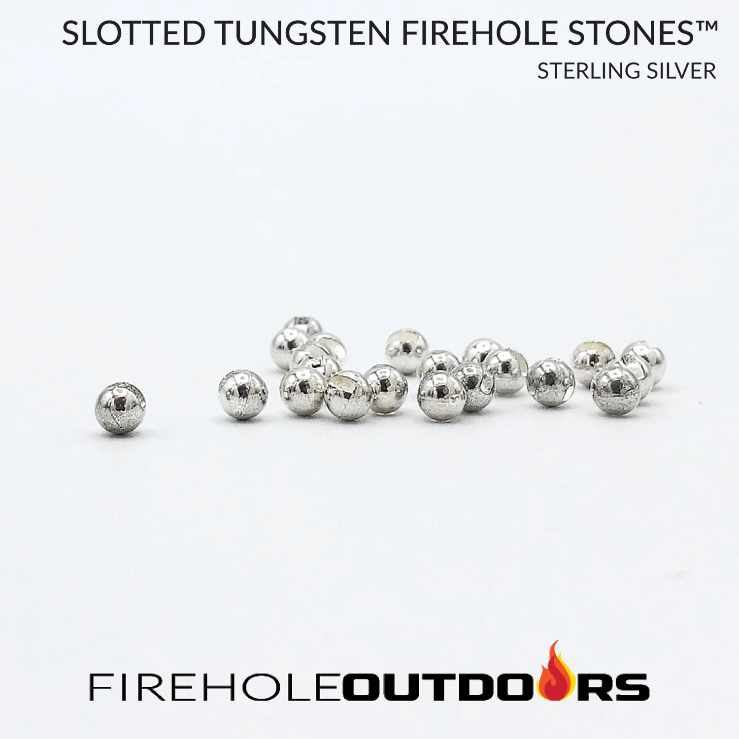 1000体限定　花井祐介　Throwing Stones Firehole Stones™ - Slotted Tungsten Beads for Jig Hooks